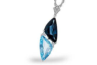 C320-84501: NECK 6.87 BLUE TOPAZ 6.97 TGW
