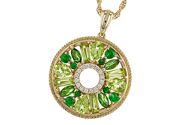 C320-86310: NECKLACE 1.47 SEMI-PREC (PER & GR.GT) 1.52 TGW