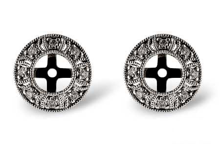 D046-36283: EARRING JACKETS .12 TW (FOR 0.50-1.00 CT TW STUDS)