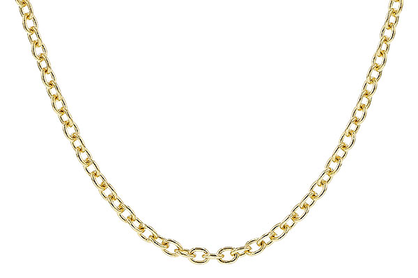 D319-98119: CABLE CHAIN (20IN, 1.3MM, 14KT, LOBSTER CLASP)