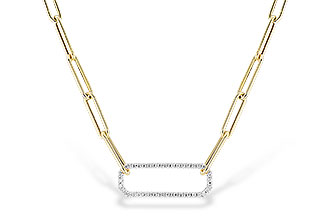 F319-91810: NECKLACE .50 TW (17 INCHES)