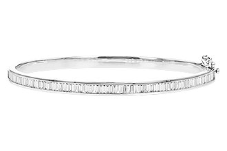 G319-92710: BANGLE 1.02 TW BAGUETTE DIAMONDS