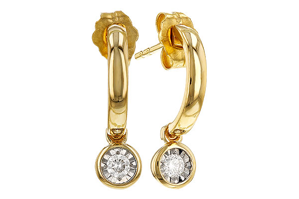 G320-89046: EARRINGS .10 TW