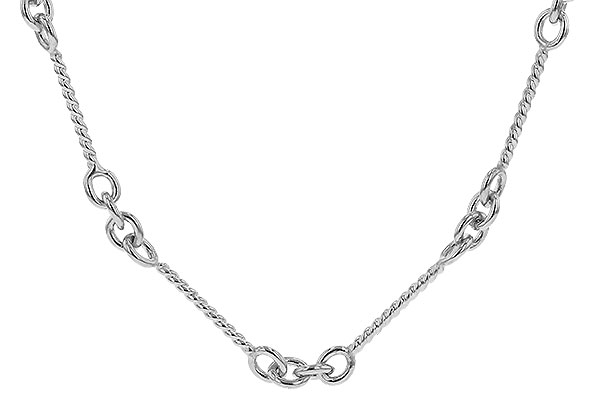H319-97255: TWIST CHAIN (18IN, 0.8MM, 14KT, LOBSTER CLASP)