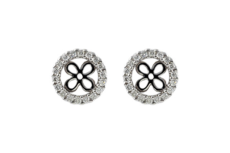 K233-59019: EARRING JACKETS .30 TW (FOR 1.50-2.00 CT TW STUDS)