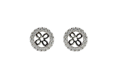 L233-59010: EARRING JACKETS .24 TW (FOR 0.75-1.00 CT TW STUDS)